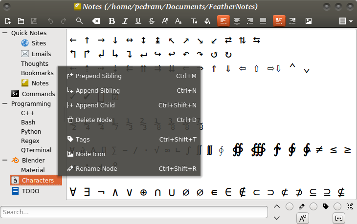feathernotes