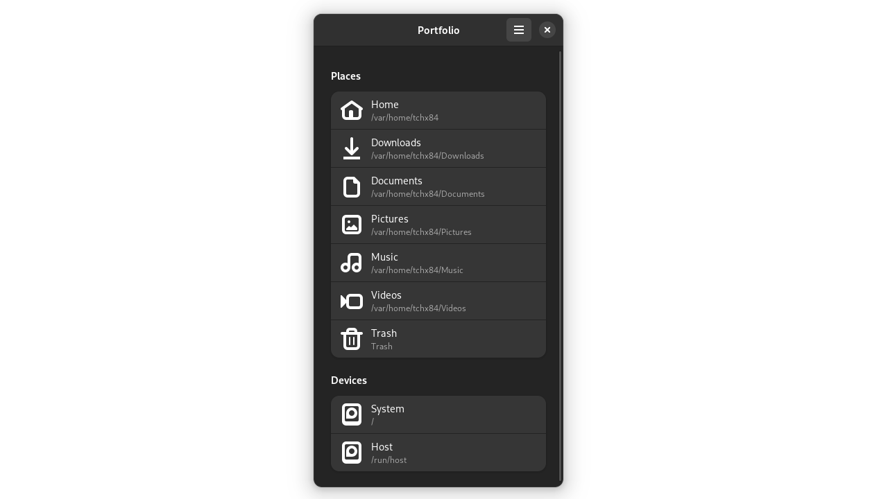 portfolio-filemanager