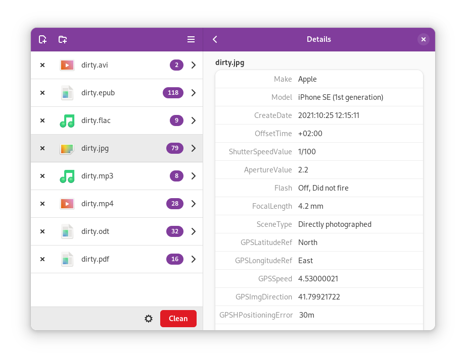 metadata-cleaner