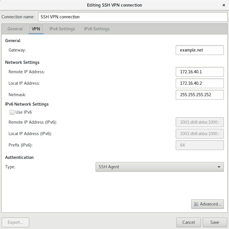 network-manager-ssh-gnome