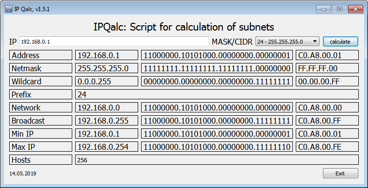 ipqalc