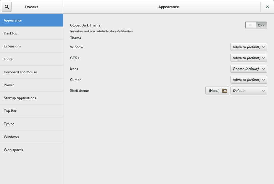 gnome-tweaks