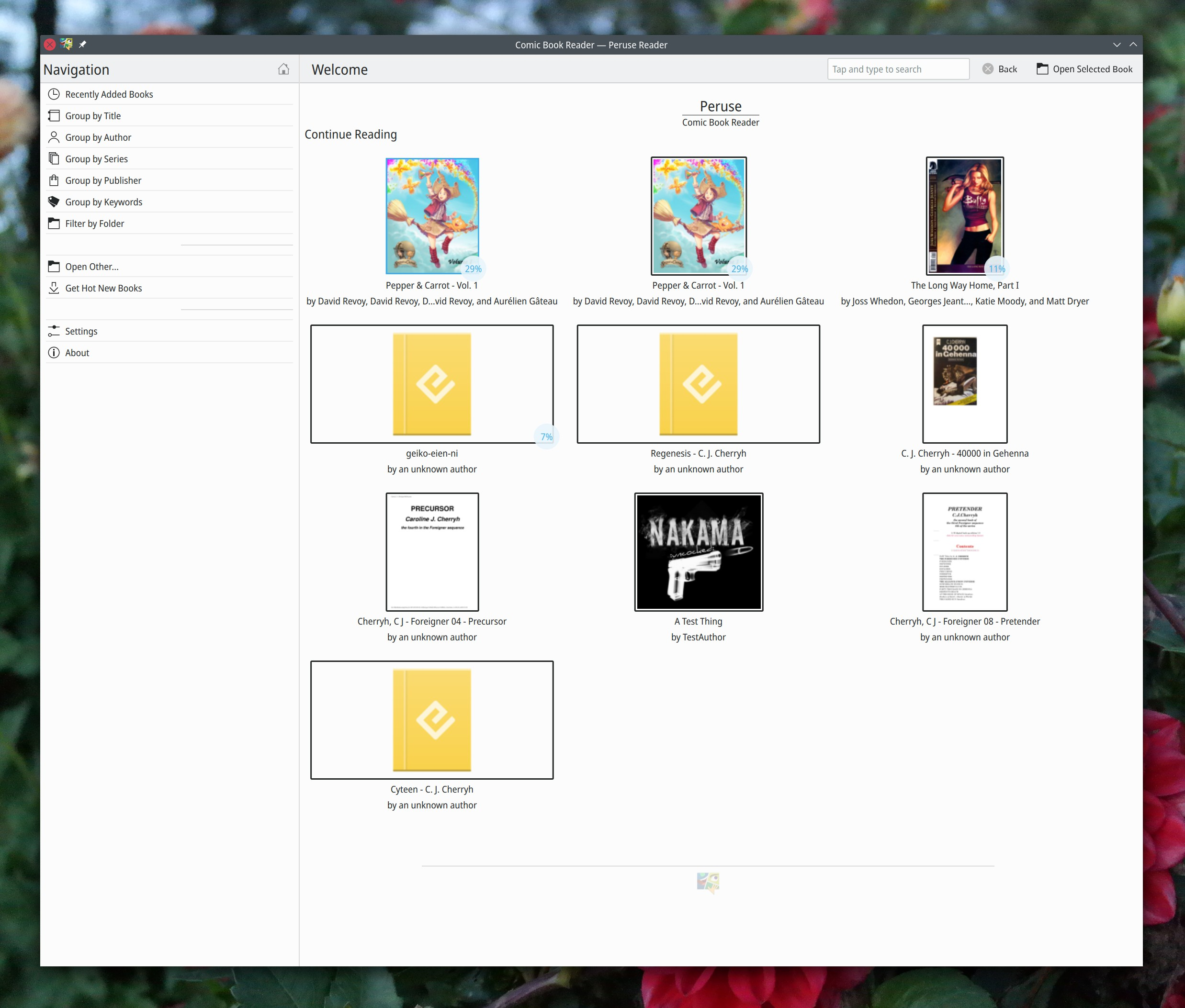 peruse