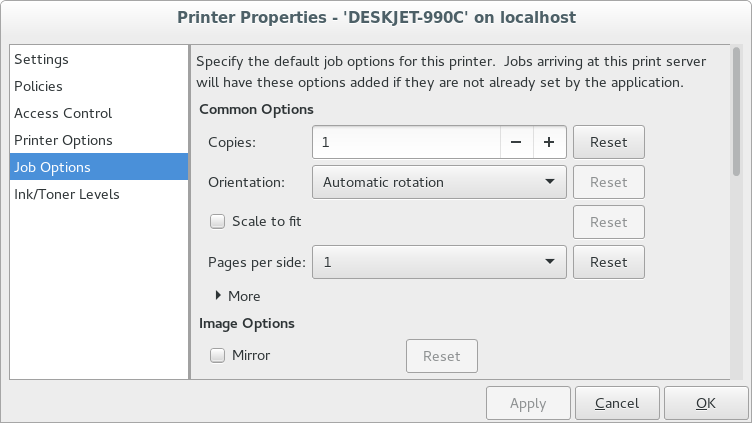 system-config-printer